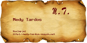 Medy Tardos névjegykártya